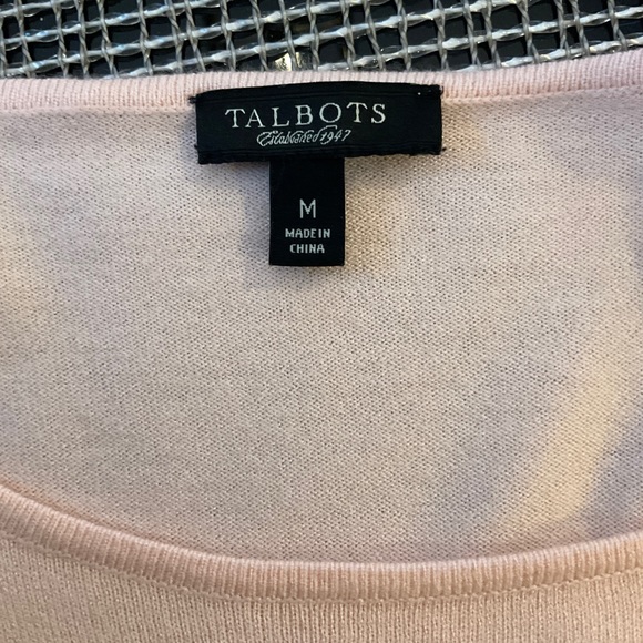 NWOT Talbots’ Light Knit Sweater in Blush - Picture 5 of 9
